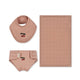 Konges Slojd - Mahagony Rose Puppenaccessoires aus Bio-Baumwolle - 3tlg. Set - 5715404045780 - littlehipstar.com