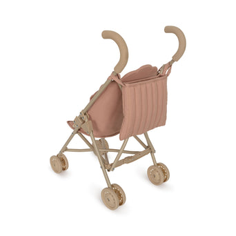 Konges Slojd - Mahogany Rose Puppenbuggy mit Bezug aus Bio-Baumwolle - 5715404087667 - littlehipstar.com