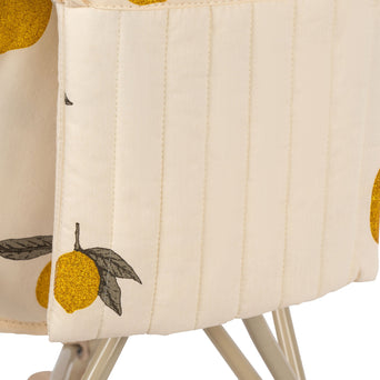 Konges Slojd - Mon Grand Citron Glitter Puppenbuggy mit Bezug aus Bio-Baumwolle - 5715404087711 - littlehipstar.com