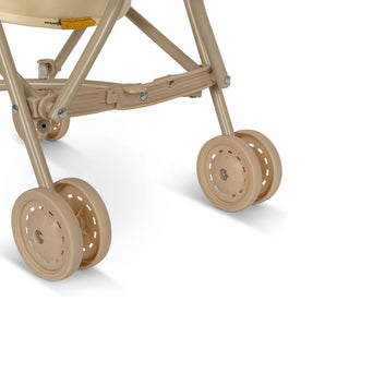 Konges Slojd - Mon Grand Citron Glitter Puppenbuggy mit Bezug aus Bio-Baumwolle - 5715404087711 - littlehipstar.com