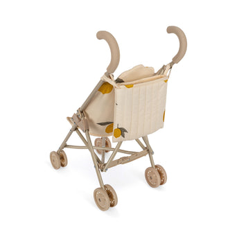 Konges Slojd - Mon Grand Citron Glitter Puppenbuggy mit Bezug aus Bio-Baumwolle - 5715404087711 - littlehipstar.com