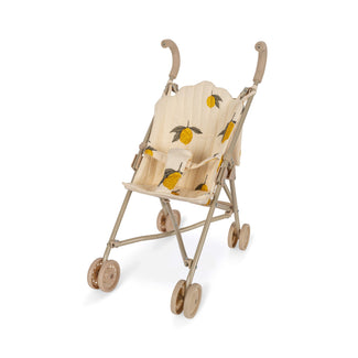 Konges Slojd - Mon Grand Citron Glitter Puppenbuggy mit Bezug aus Bio-Baumwolle - 5715404087711 - littlehipstar.com