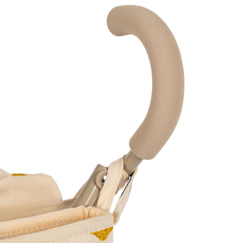 Konges Slojd - Mon Grand Citron Glitter Puppenbuggy mit Bezug aus Bio-Baumwolle - 5715404087711 - littlehipstar.com