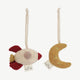 Konges Slojd - Mond & Rakete Rasseln aus Wollmix - 2er-Set - 5715404022132 - littlehipstar.com