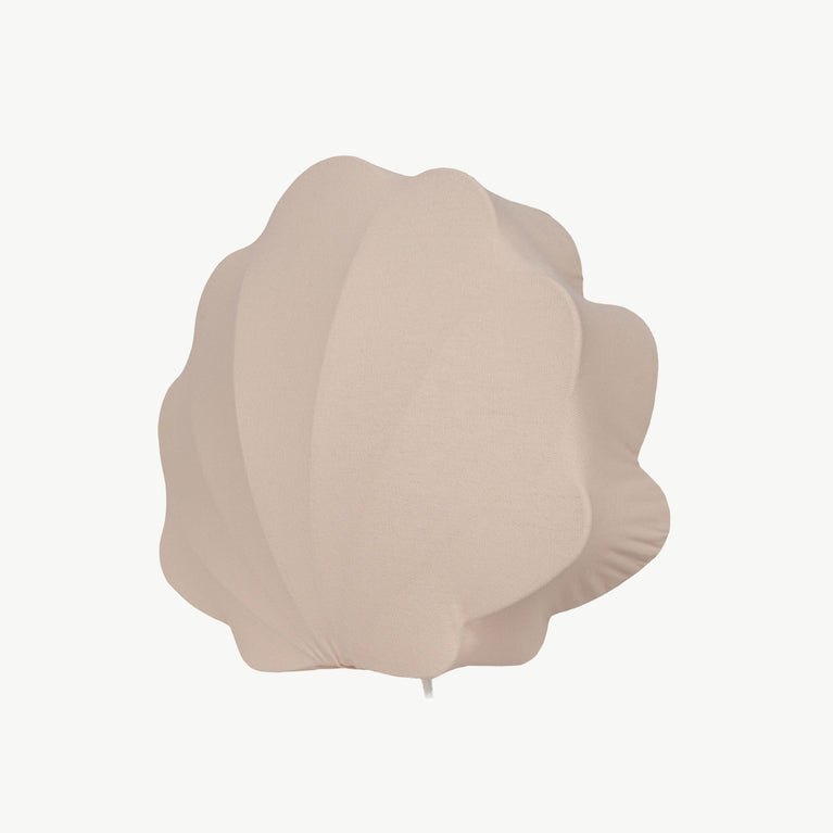 Konges Slojd - Muschel Wandleuchte aus Baumwolle - BLUSH - 5712982494160 - littlehipstar.com