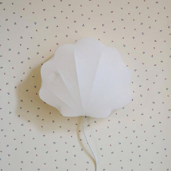 Konges Slojd - Muschel Wandleuchte aus Baumwolle - BLUSH - 5712982494160 - littlehipstar.com