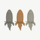 Konges Slojd - Rocket Ice Pop Eisformen - 3er-Set - Warm Grey - 5715404094535 - littlehipstar.com