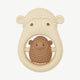 Konges Slojd - Schaf Beißring aus Silikon - Sand - 5712982924834 - littlehipstar.com