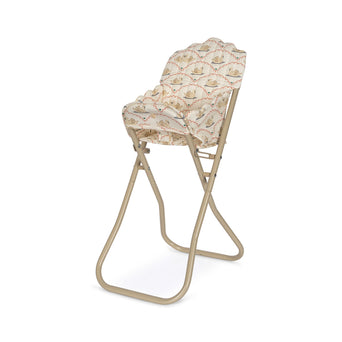 Konges Slojd - Swan Puppen-Hochstuhl mit Bezug aus Baumwolle - 5715404085328 - littlehipstar.com