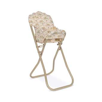 Konges Slojd - Swan Puppen-Hochstuhl mit Bezug aus Baumwolle - 5715404085328 - littlehipstar.com