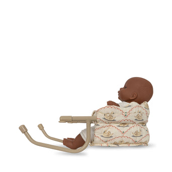 Konges Slojd - Swan Puppenstuhl mit Bezug aus Baumwolle - 5715404075411 - littlehipstar.com
