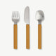 Liewood - Adrian Kinderbesteck - 3teilig - Golden Caramel - 5715335089839 - littlehipstar.com