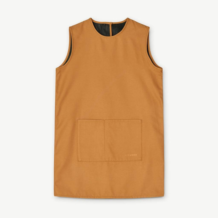Liewood - Alaia Kinderschürze aus recyceltem Material - Golden Caramel - 5715335024700 - littlehipstar.com