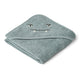 Liewood - Albert Kapuzenhandtuch aus Bio-Baumwolle - Monster Blue Fog - 70 x 70 cm - 5715493138844 - littlehipstar.com