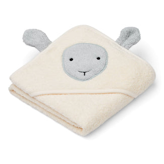 Liewood - Albert Schaf Kapuzenhandtuch aus Bio-Baumwolle - 70 x 70 cm - 5715493154073 - littlehipstar.com