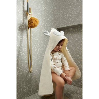 Liewood - Albert Schaf Kapuzenhandtuch aus Bio-Baumwolle - 70 x 70 cm - 5715493154073 - littlehipstar.com