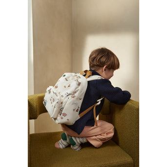 Liewood - Allan Rucksack aus recyceltem Material in Farm/Sandy - 5715493153618 - littlehipstar.com