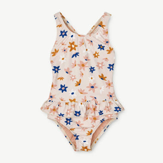 Liewood - Amara Badeanzug aus recyceltem Material - Flower Market/Sandy - 1.5 Jahre (86) - 5715335154506 - littlehipstar.com