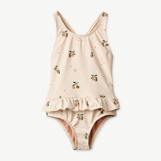 Liewood - Amara Badeanzug aus recyceltem Material - Peach/Sea Shell - 1.5 Jahre (86) - 5715335154551 - littlehipstar.com