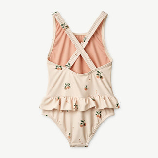 Liewood - Amara Badeanzug aus recyceltem Material - Peach/Sea Shell - 1.5 Jahre (86) - 5715335154551 - littlehipstar.com