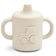 Liewood - Amelio Traktor Trinklerntasse aus Silikon - 150 ml - Sandy - 5715493126728 - littlehipstar.com