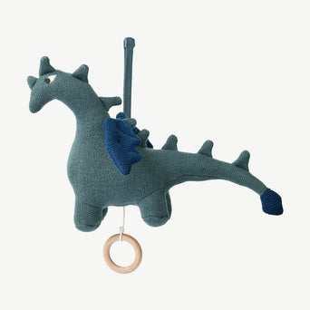 Liewood - Angela Drache Spieluhr aus Bio-Baumwolle in Whale Blue - 5715335025882 - littlehipstar.com
