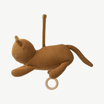 Liewood - Angela Katze Spieluhr aus Bio-Baumwolle in Golden Caramel - 5715335084384 - littlehipstar.com