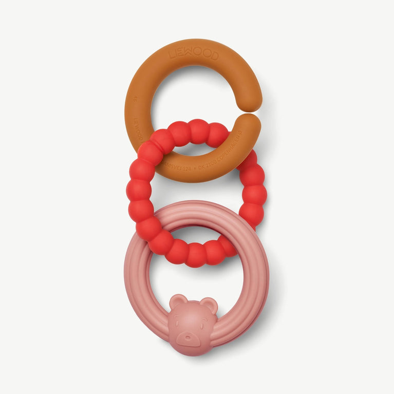 Liewood - Anton Beißring aus Silikon - Dusty Raspberry - 5715335025929 - littlehipstar.com