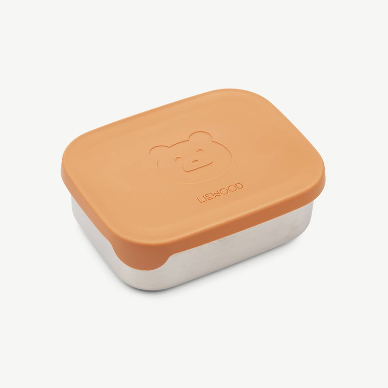 Liewood - Arthur Lunchbox aus Edelstahl - Bär - Almond - 5713370958646 - littlehipstar.com