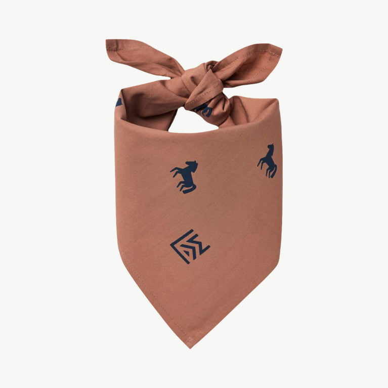 Liewood - Bali Bandana Schal Aus Bio-Baumwolle - Horses Dark Rosetta / Stripe Mix - 5715493101817 - littlehipstar.com