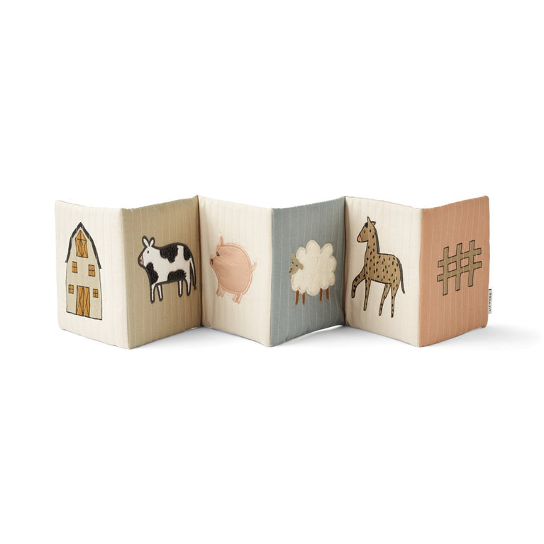Liewood - Benny Farm Stoffbuch aus Bio-Baumwolle - 5715493245603 - littlehipstar.com
