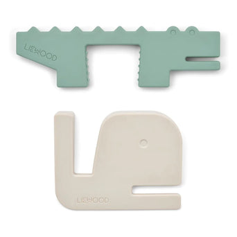 Liewood - Bjarke Silikon Türstopper 2-Pack - Sandy / Peppermint - 5715493131548 - littlehipstar.com