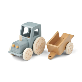 Liewood - Clement Traktor mit Anhänger aus Holz - 5715493154035 - littlehipstar.com