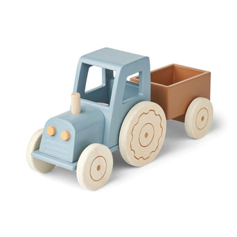 Liewood - Clement Traktor mit Anhänger aus Holz - 5715493154035 - littlehipstar.com