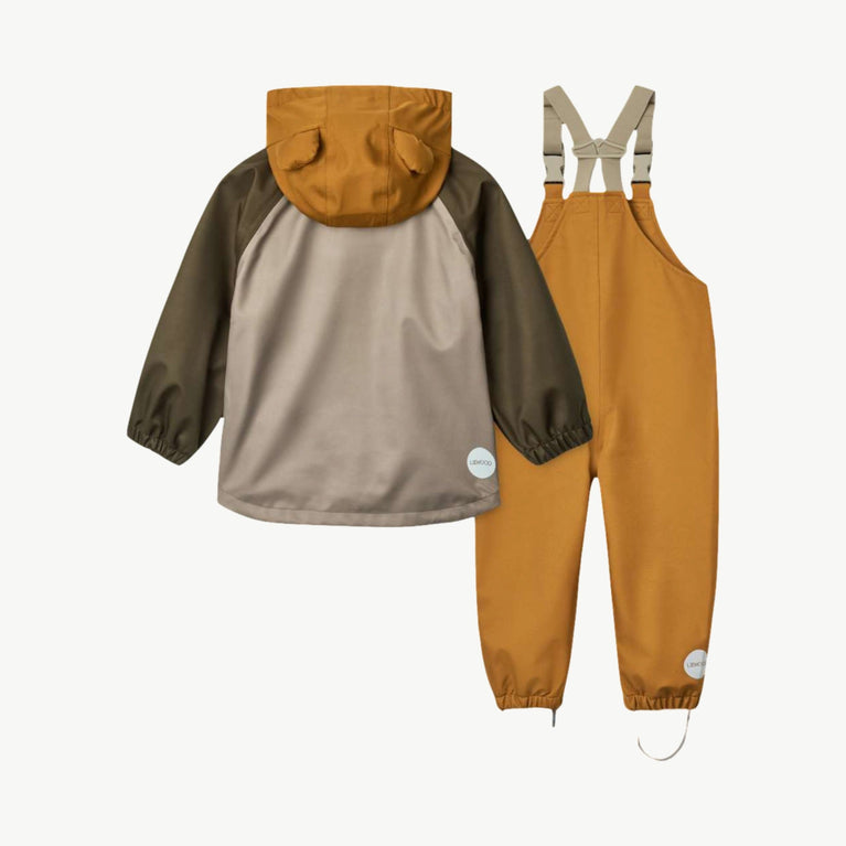 Liewood - Dakota 2tlg. Softshell Regenoutfit Aus Recyceltem Material - Koala Multi Mix - 86 - 5715493017668 - littlehipstar.com