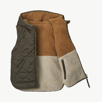 Liewood - Diana Wattierte Wendeweste Aus Recyceltem Material - Army Brown Mix - 98 - 5715493019433 - littlehipstar.com