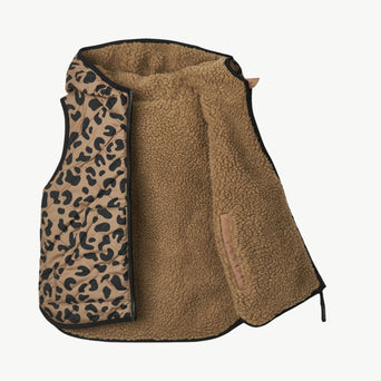 Liewood - Diana Wattierte Wendeweste Aus Recyceltem Material - Leo Oat / Black Panther - 98 - 5715493019327 - littlehipstar.com