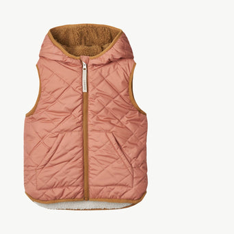 Liewood - Diana Wattierte Wendeweste Aus Recyceltem Material - Tuscany Rose Mix - 98 - 5715493019211 - littlehipstar.com