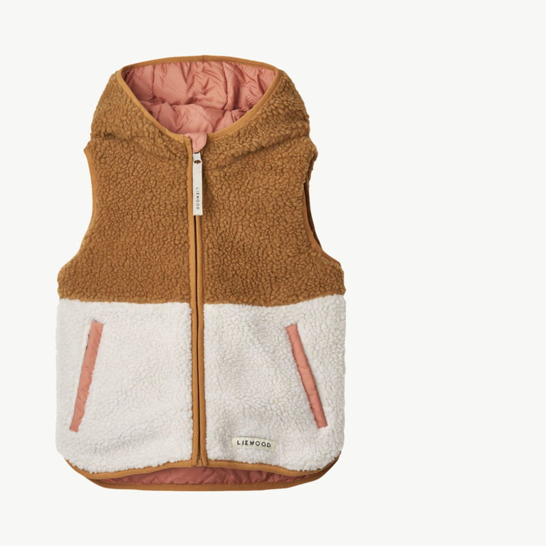 Liewood - Diana Wattierte Wendeweste Aus Recyceltem Material - Tuscany Rose Mix - 98 - 5715493019211 - littlehipstar.com