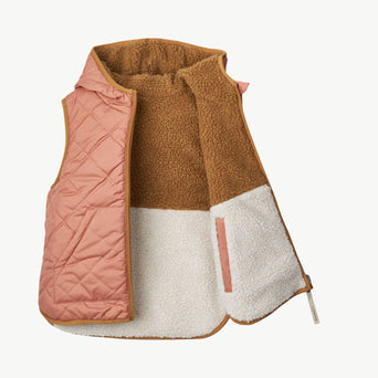 Liewood - Diana Wattierte Wendeweste Aus Recyceltem Material - Tuscany Rose Mix - 98 - 5715493019211 - littlehipstar.com
