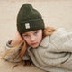Liewood - Emilio Beanie Mütze Aus Bio-Baumwolle - Army Brown / Dark Army Brown - 3/4 Jahre - 5715493053482 - littlehipstar.com