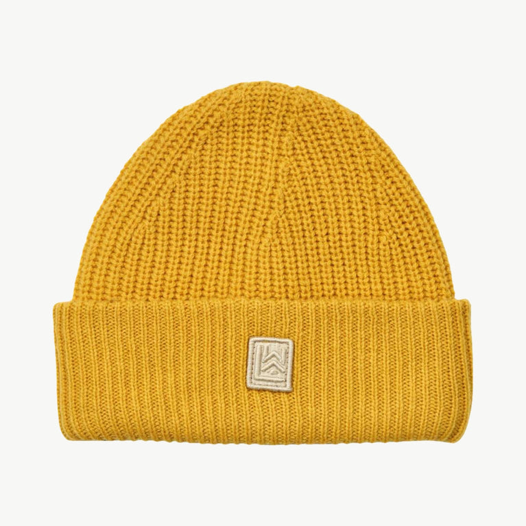 Liewood - Emilio Beanie Mütze Aus Bio-Baumwolle - Lemon Flake - 3/4 Jahre - 5715493053284 - littlehipstar.com