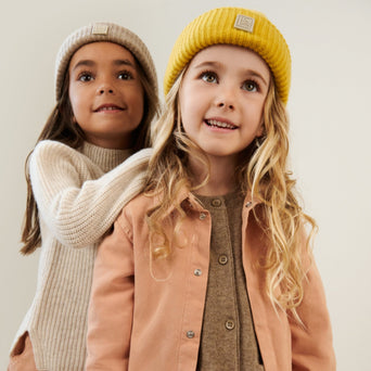 Liewood - Emilio Beanie Mütze Aus Bio-Baumwolle - Lemon Flake - 3/4 Jahre - 5715493053284 - littlehipstar.com