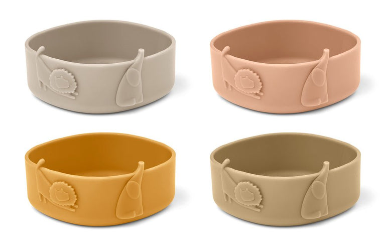 Liewood - Emily Schalen aus Silikon - 4er-Set - Tuscany Rose Multi Mix - 5715493135133 - littlehipstar.com