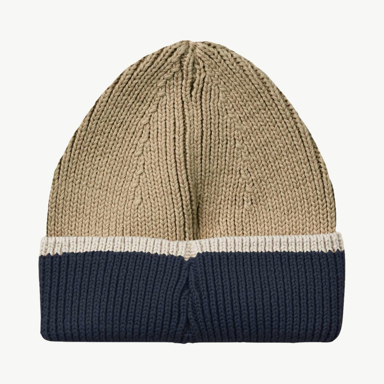 Liewood - Ezra Beanie Mütze Aus Bio-Baumwolle - Classic Navy Mix - 3/4 Jahre - 5715493005979 - littlehipstar.com