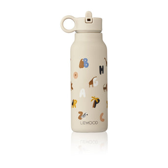Liewood - Falk Isolierflasche aus Edelstahl - 250 ml - Alphabet / Sandy - 5715493140038 - littlehipstar.com