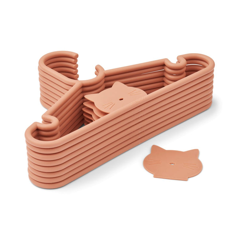 Liewood - Falton Kleiderbügel - Katze - 8er-Set - 5715493129545 - littlehipstar.com