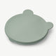 Liewood - Frodo Bär Menüteller mit Deckel aus Silikon - Taubenblau - 5715335032804 - littlehipstar.com