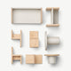 Liewood - Gillian Möbel für Puppenhaus aus Holz - 8 Teile - Sandy - 5715335033535 - littlehipstar.com