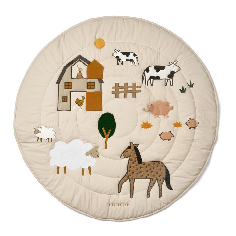 Liewood - Gitta Krabbeldecke aus Bio-Baumwolle - Farm - 5715493245535 - littlehipstar.com